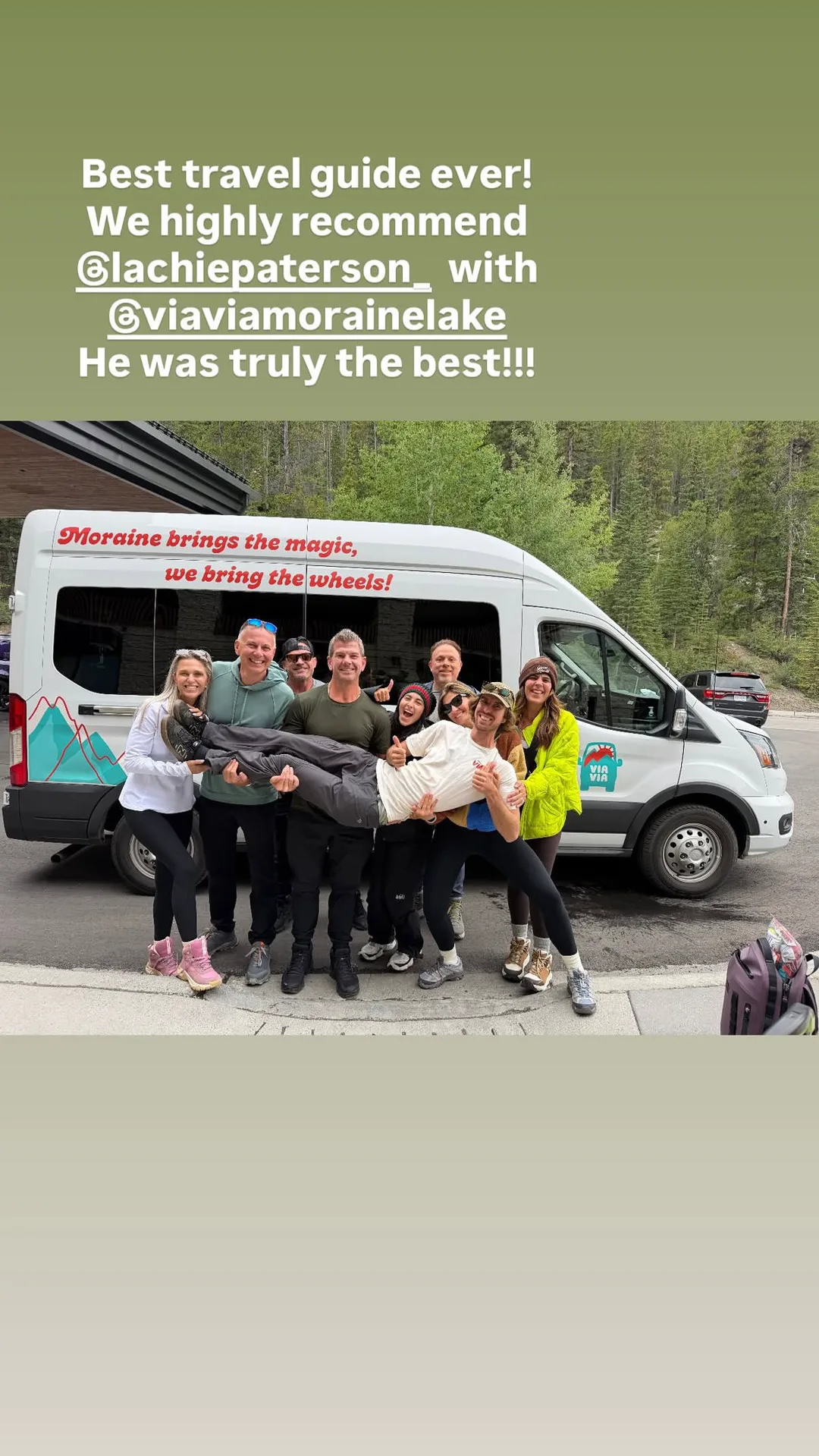 Preview of featured Moraine Lake Instagram story