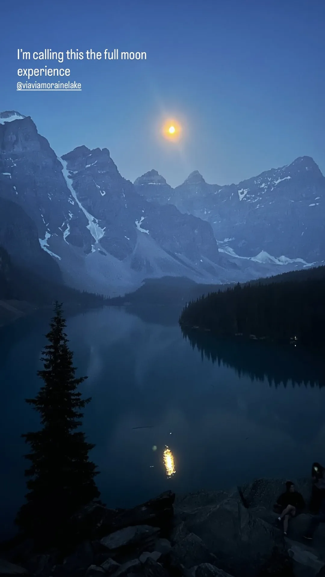Preview of featured Moraine Lake Instagram story