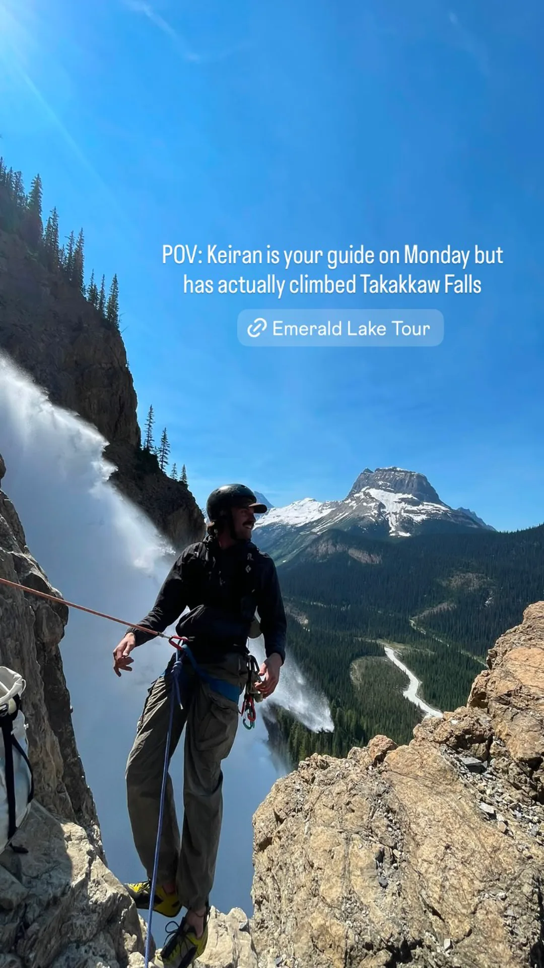 Preview of featured Moraine Lake Instagram story
