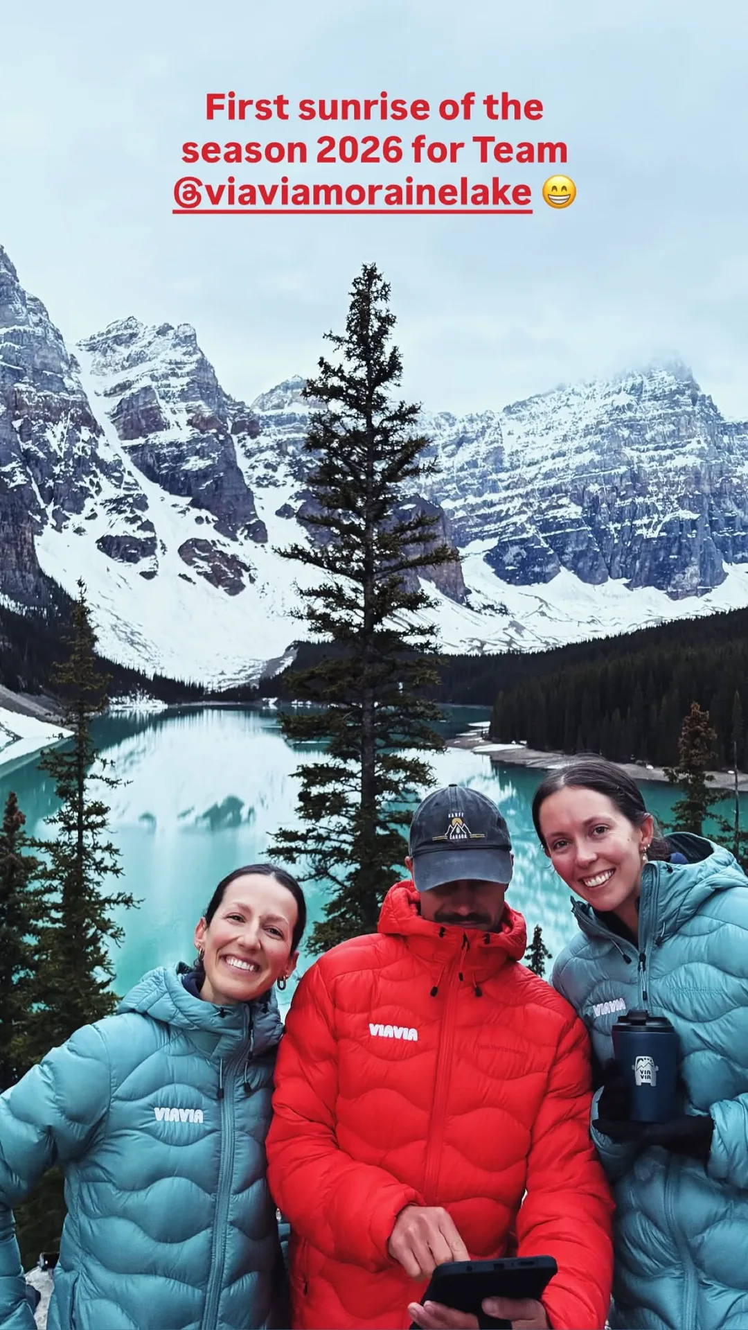 Preview of featured Moraine Lake Instagram story