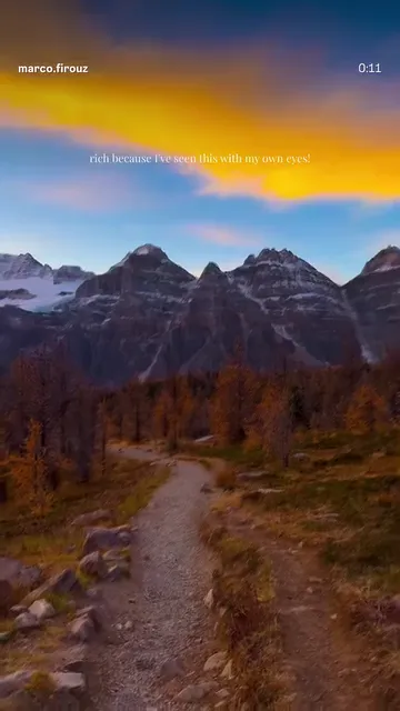 Preview of featured Moraine Lake Instagram story