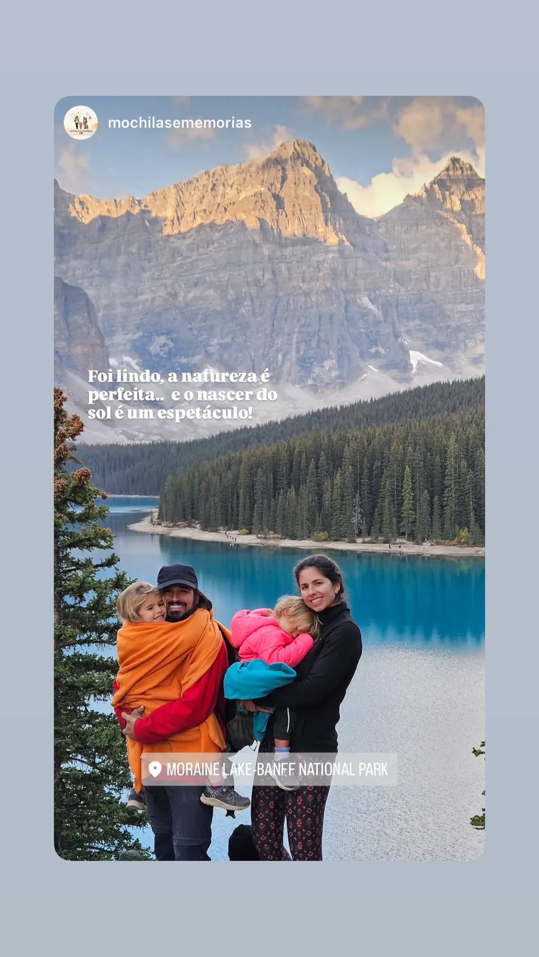 Preview of featured Moraine Lake Instagram story