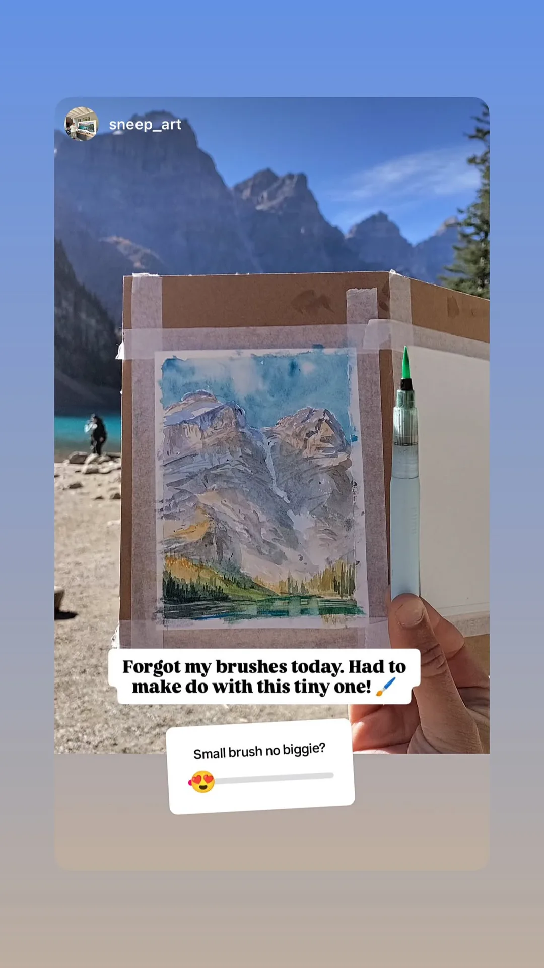 Preview of featured Moraine Lake Instagram story